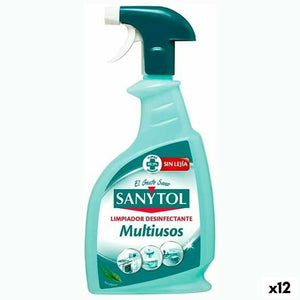Cleaner Sanytol 750 ml Disinfectant Multi-use (12 Units)