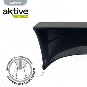 Play mat Aktive Table Black Accessories Cars Road 183 x 76 x 76 cm (6 Units)