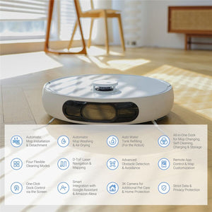 Intelligent Robot Vacuum Cleaner Ezviz CS-RS2-TWT2 5200 mAh