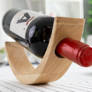 Floating Wooden Wine Bottle Holder Woolance InnovaGoods