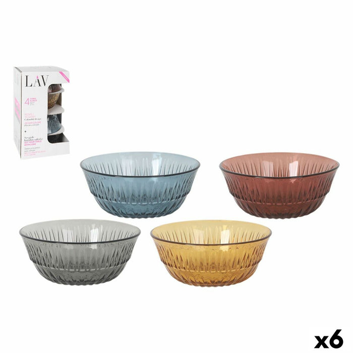 Snack Bowl LAV Alinda 345 ml 12,3 x 5,1 cm 4 Pieces (6 Units)