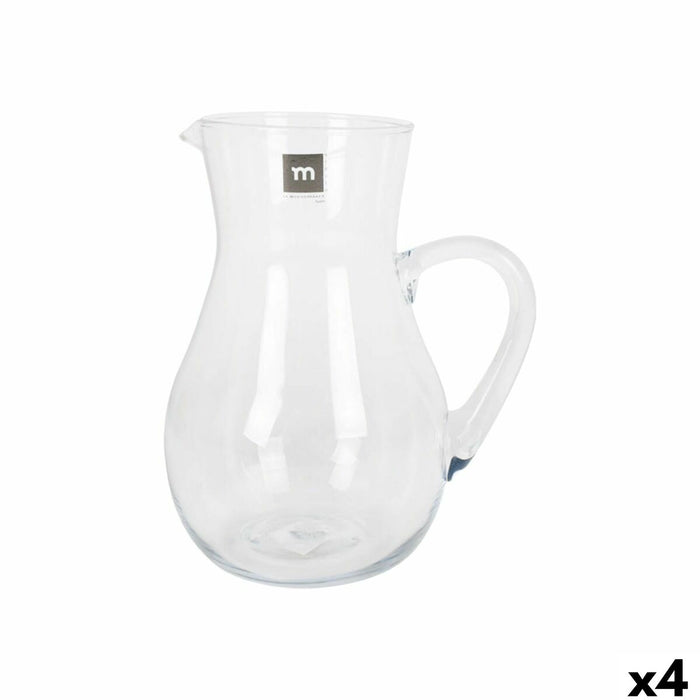 Jug La Mediterránea Lombardia Glass 2 L (4 Units)