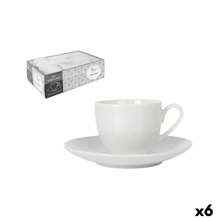 Coffee Set Santa Clara 90 ml (6 Units)