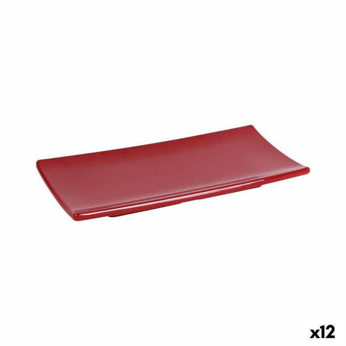 Snack tray Rectangular 24 x 10,5 x 2,5 cm (12 Units)