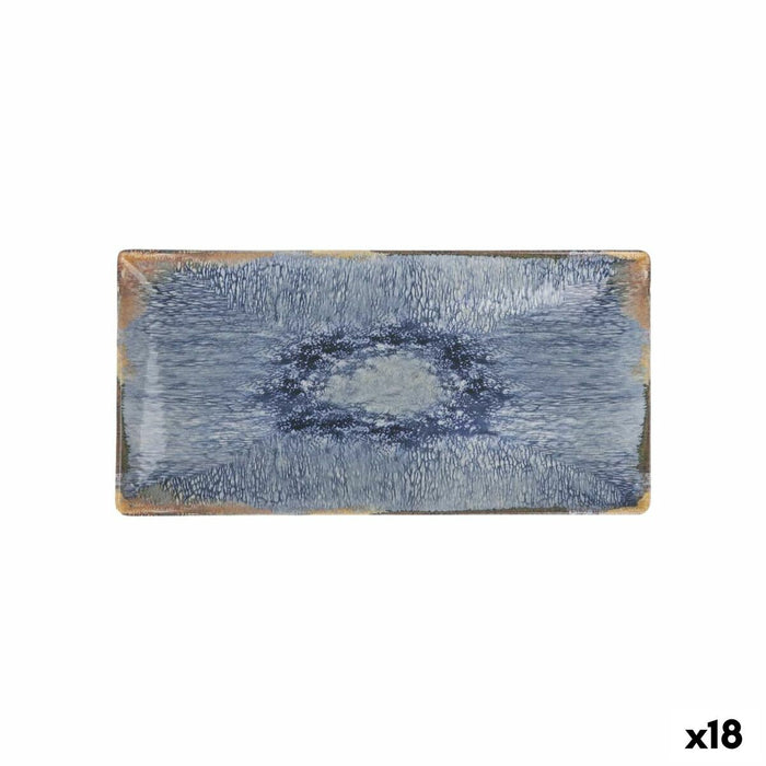 Serving Platter La Mediterránea Aelia Rectangular 30 x 15 x 2 cm (18 Units)