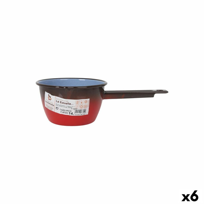 Saucepan La Estrella Fuego 1,1 L 28,8 x 15,3 x 9 cm (6 Units)