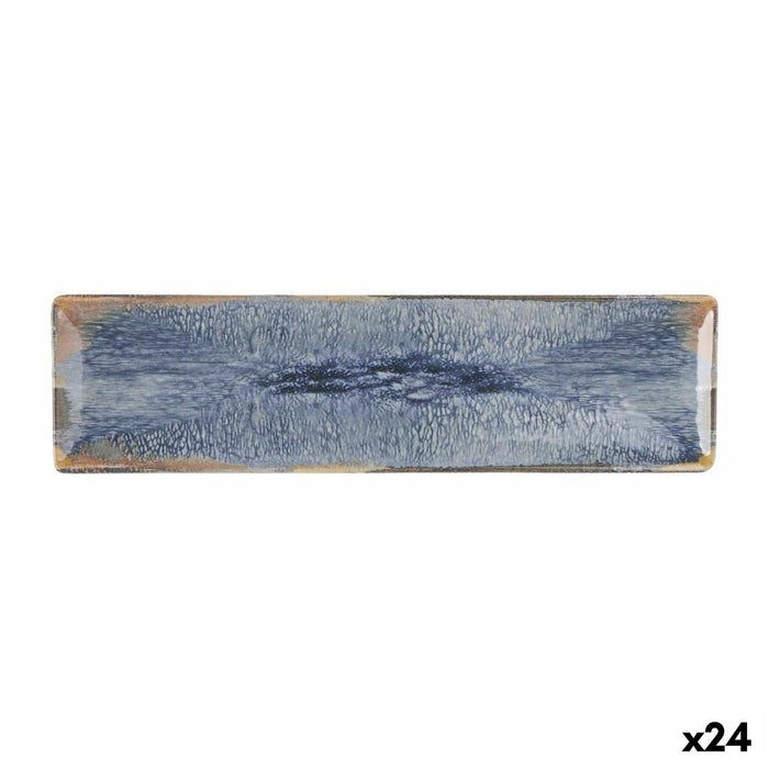 Serving Platter La Mediterránea Aelia Rectangular 30 x 8 x 2 cm (24 Units)