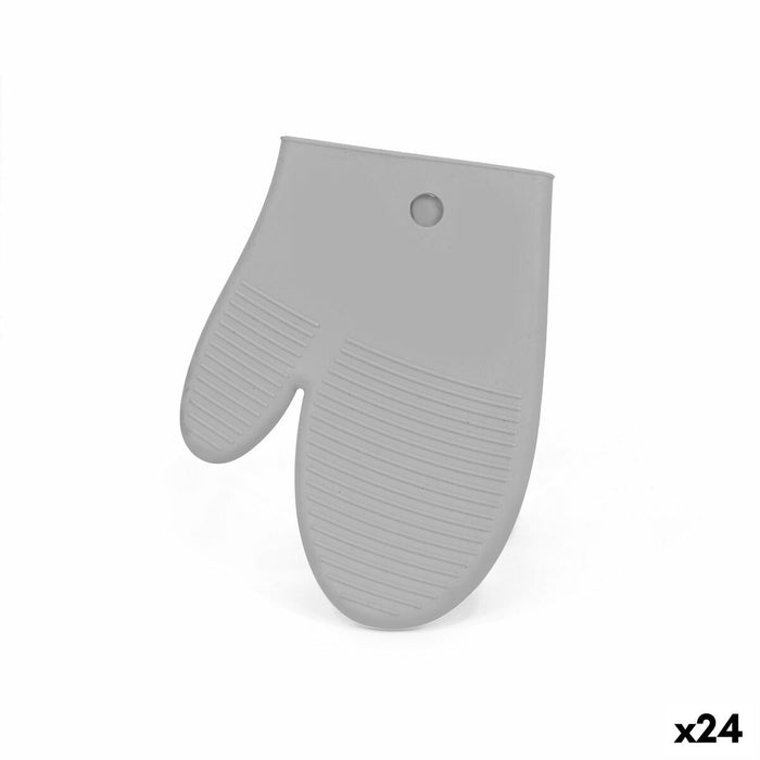 Oven Mitt Quttin Silicone 22 x 18 cm (24 Units)