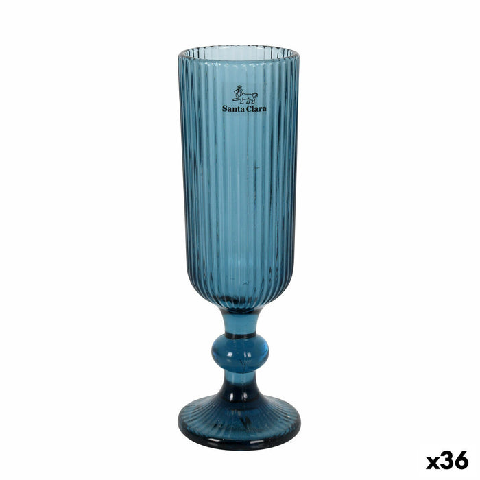 Champagne glass Santa Clara Sonella Blue (36 Units)