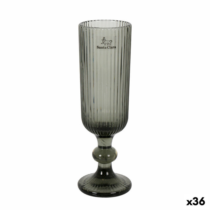 Champagne glass Santa Clara Sonella Green (36 Units)