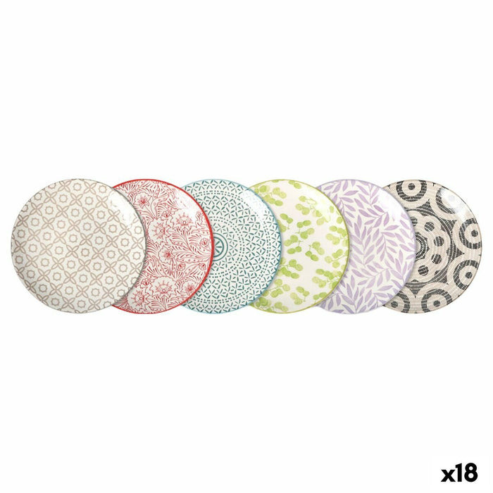 Serving Platter La Mediterránea Naoki Circular Ø 20 cm (18 Units)