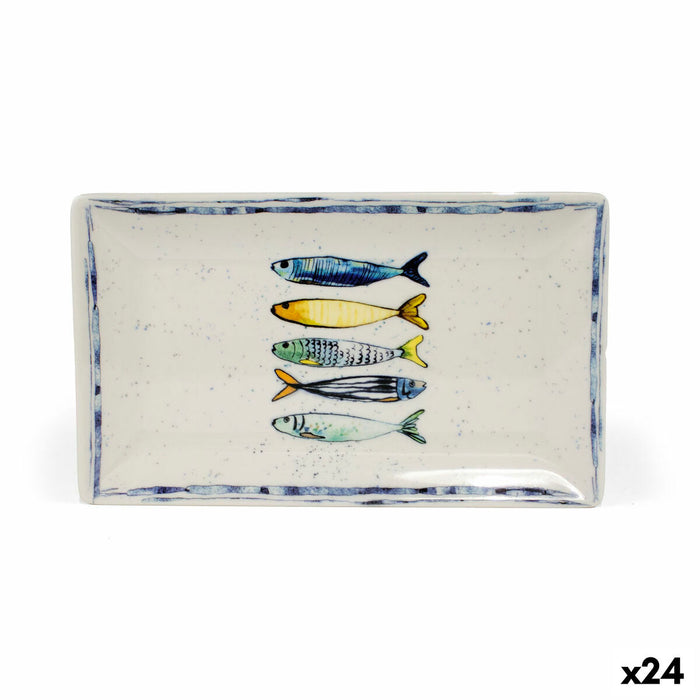 Tray La Mediterránea 20 x 13 x 2 cm (24 Units)