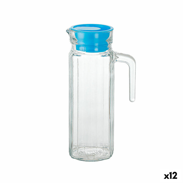 Jug La Mediterránea Glass 1 L (12 Units)