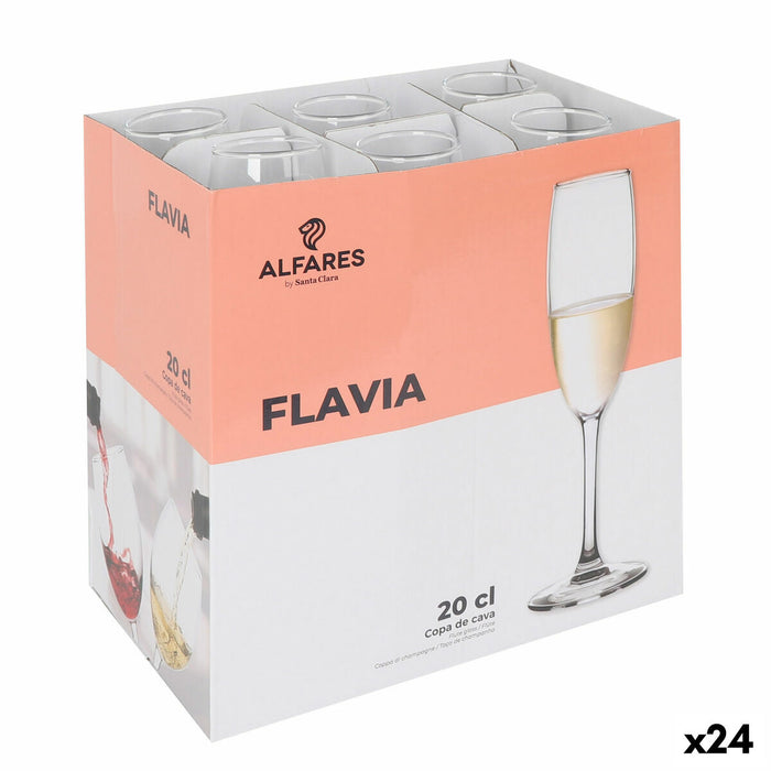 Champagne glass Alfares Flavia 200 ml (24 Units)