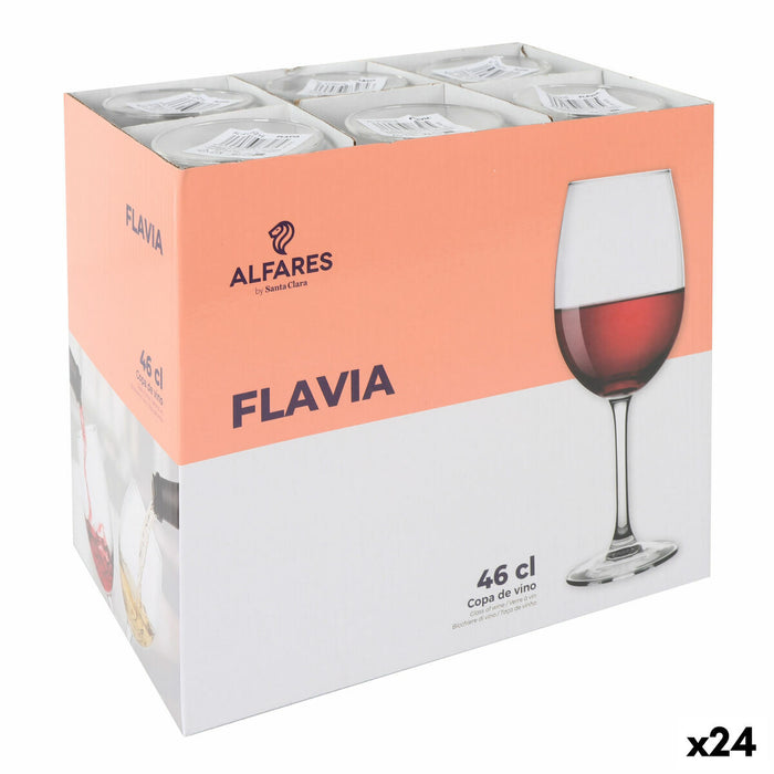 Wine glass Alfares Flavia 460 ml (24 Units)