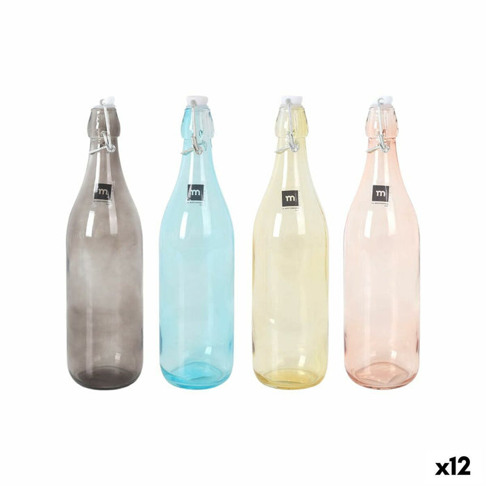 Glass Bottle La Mediterránea Goethe 1 L (12 Units)