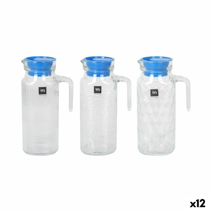 Jug La Mediterránea Kesare Glass 1 L (12 Units)