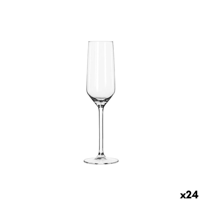 Champagne glass Royal Leerdam Adele Transparent Glass 220 ml (24 Units)