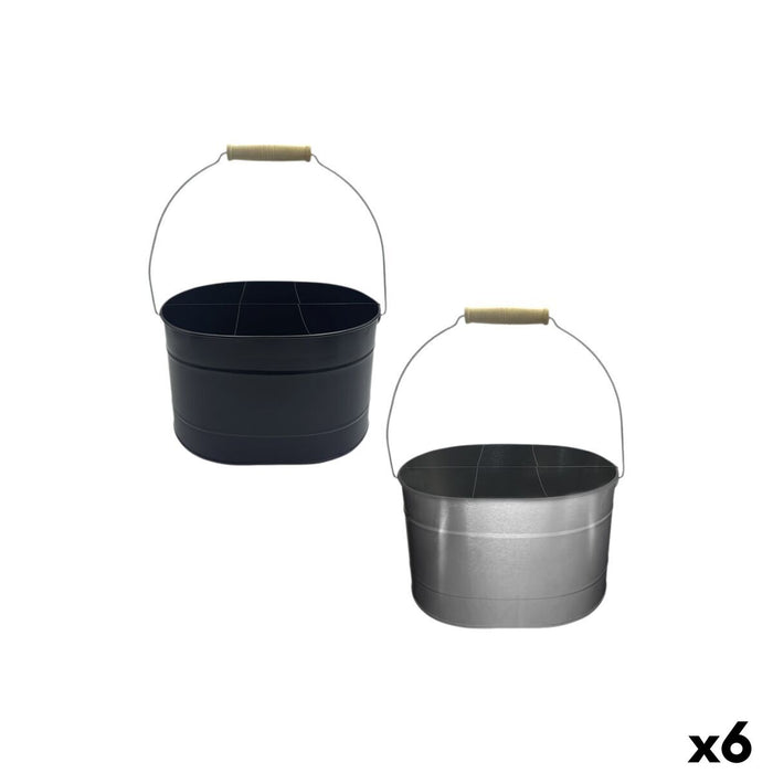 Multi-purpose basket My Bar Metal 24,5 x 18 x 15 cm (6 Units)