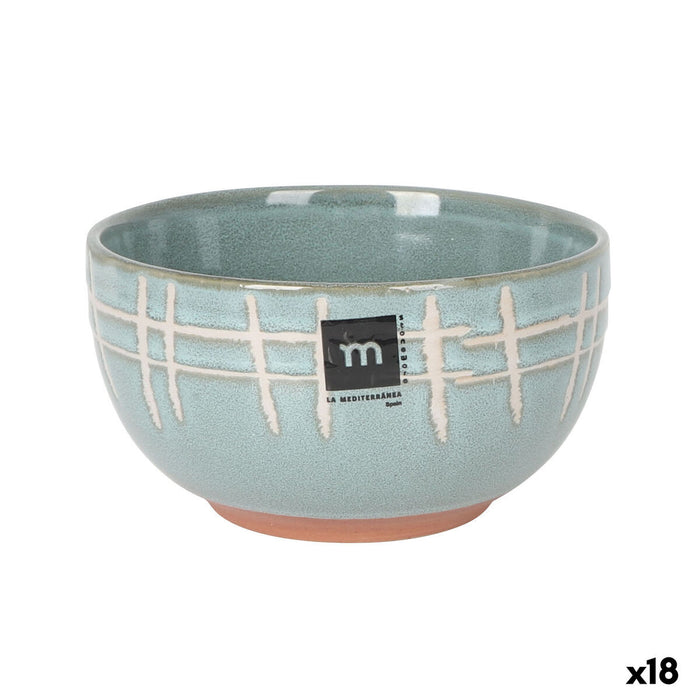 Bowl La Mediterránea Cuadric Ceramic 650 ml (18 Units)