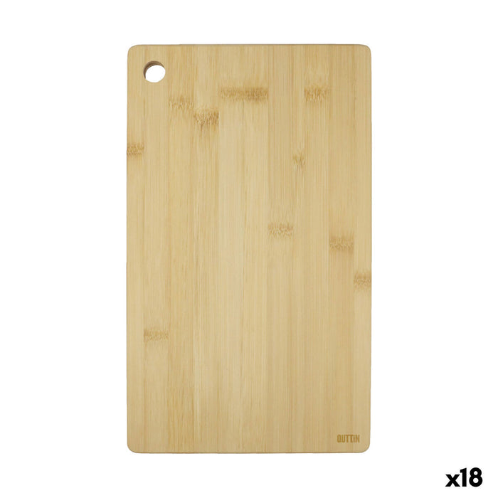 Cutting board Quttin Brown 37 x 22 x 1,7 cm (18 Units)