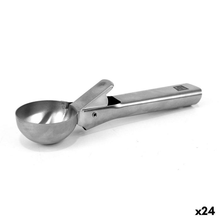 Ice cream Spoon My Bar Silver Stainless steel 19 x 5,7 cm (24 Units)