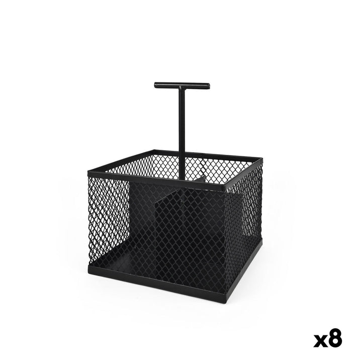 Organiser My Bar Black Metal 16 x 16 x 21,5 cm (8 Units)
