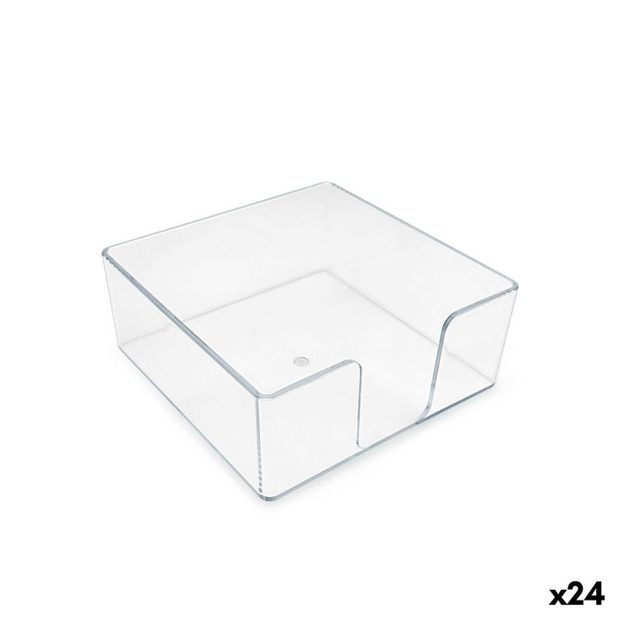 Napkin holder My Bar COCKTAIL Transparent polystyrene 13,5 x 13,5 x 5,5 cm (24 Units)