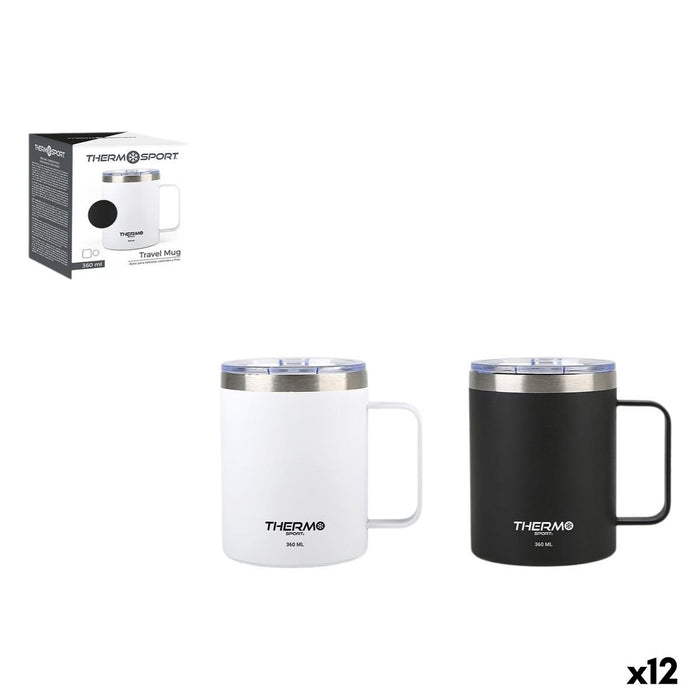 Thermal Cup with Lid ThermoSport 360 ml (12 Units)