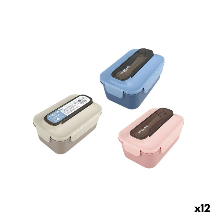 Lunch box ThermoSport Rectangular 1,5 L (12 Units)