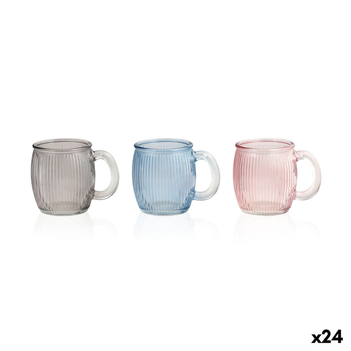 Mug La Mediterránea STRIPES 350 ml (24 Units)