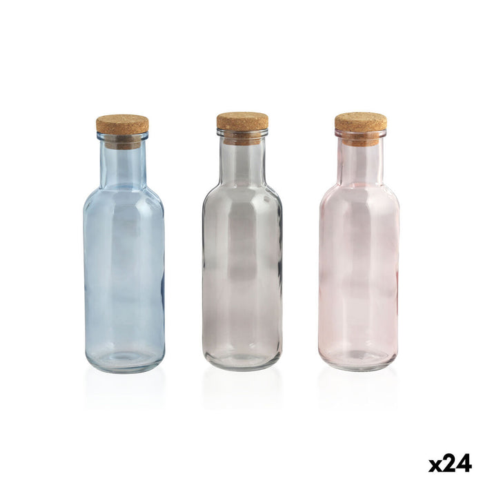 Glass Bottle La Mediterránea Glass 1 L (24 Units)
