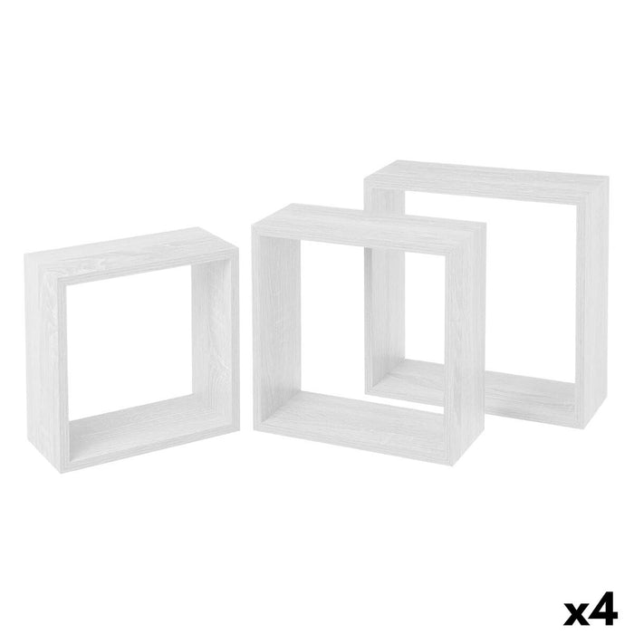 Shelves MobleKit White 3 Pieces (4 Units)