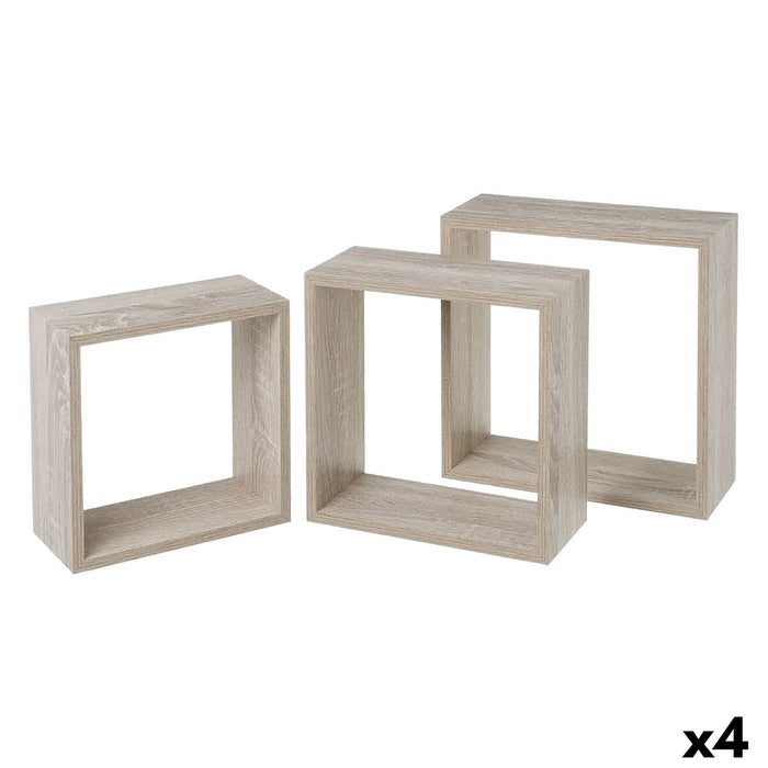 Shelves MobleKit Oak 3 Pieces (4 Units)