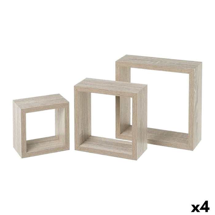 Shelves MobleKit Oak 3 Pieces (4 Units)