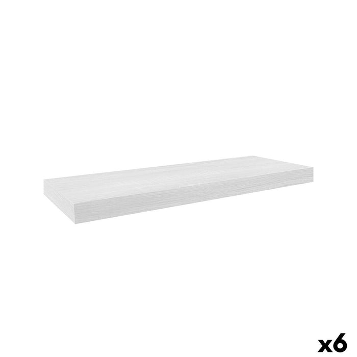 Shelve MobleKit White Wood 60 x 23,5 x 3,8 cm (6 Units)