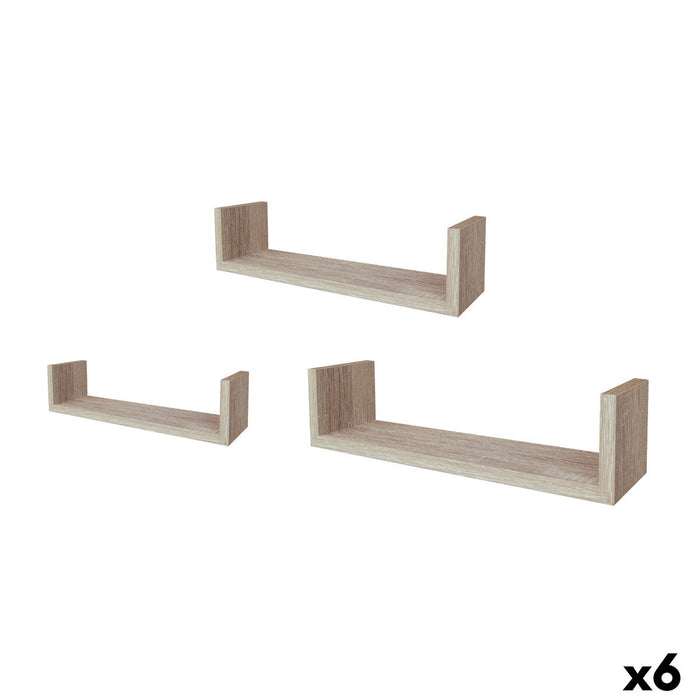 Shelves MobleKit Oak 3 Pieces (6 Units)
