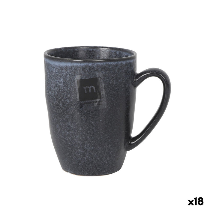 Mug La Mediterránea Nebula Grey 310 ml Ceramic (18 Units)