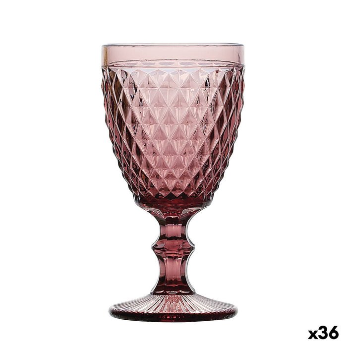 Wineglass La Mediterránea Sidari Purple Glass 350 ml (36 Units)