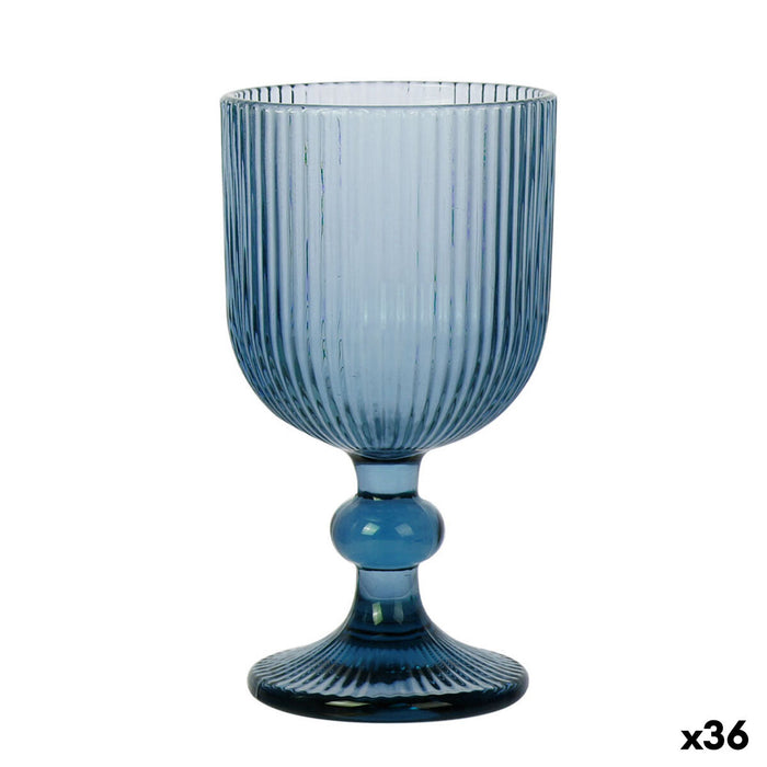 Wineglass La Mediterránea Sonella Blue Glass 360 ml (36 Units)