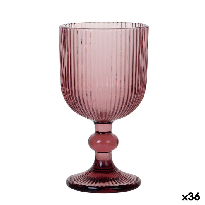 Wineglass La Mediterránea Sonella Purple Glass 360 ml (36 Units)