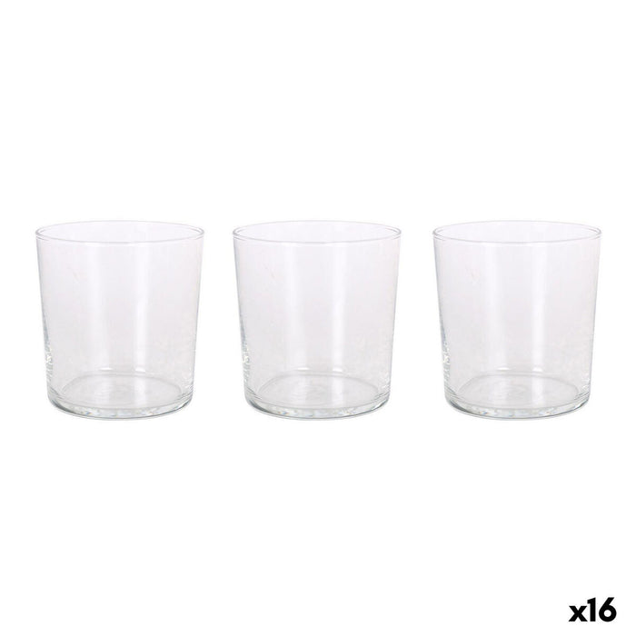 Set of glasses LAV Transparent Glass 340 ml 3 Pieces (16 Units)