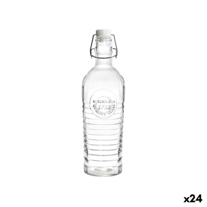 Glass Bottle La Mediterránea Transparent Glass 500 ml (24 Units)