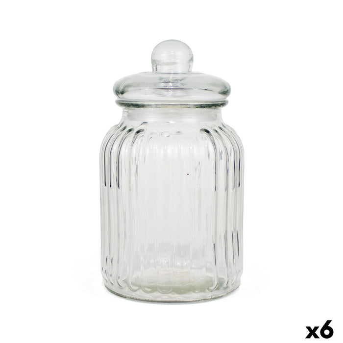 Jar La Mediterránea CUISINE Transparent 2,5 L (6 Units)