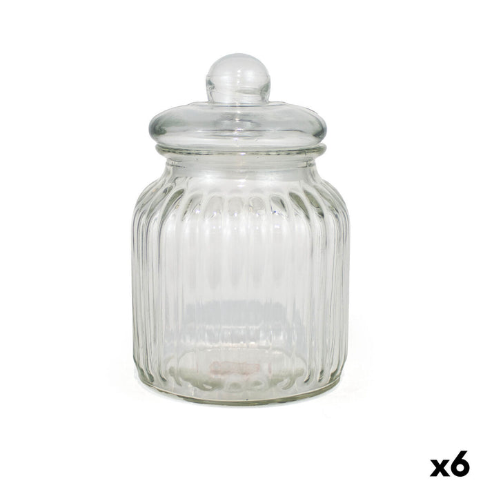Jar La Mediterránea CUISINE Transparent 2 L (6 Units)