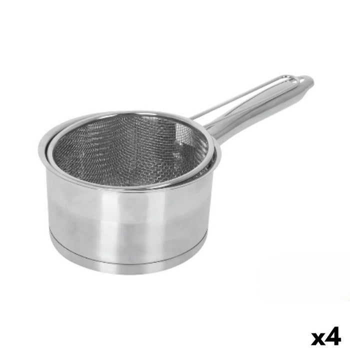 Saucepan Quttin Hermes Silver Ø 16 cm 1,8 L (4 Units)
