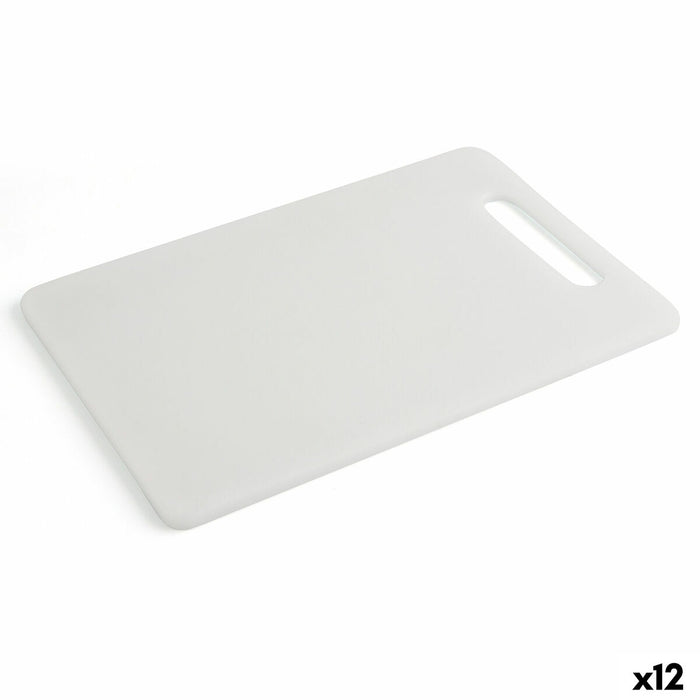 Cutting board Quid Renova White 36,5 x 24,8 x 1 cm (12 Units)