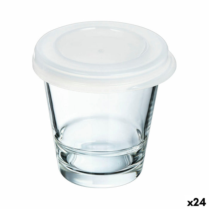 Glass with Lid Arcoroc So Urban Transparent Glass 260 ml (24 Units)