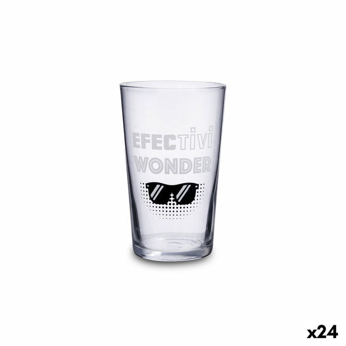 Glass Luminarc Frases 90 Transparent Glass 500 ml (24 Units)