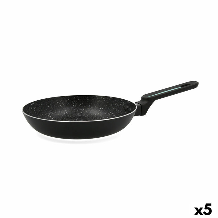 Pan Quid Oasis Black Metal Ø 26 cm (5 Units)